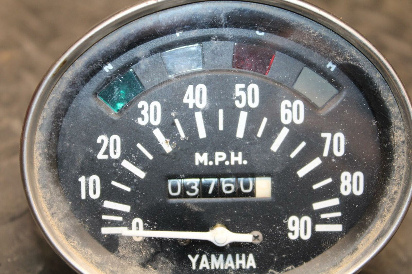 71 YAMAHA L5 SPEEDOMETER GAUGES  BB230