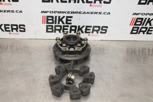 98 KAWASAKI NINJA ZX6 REAR HUB & SHOCK DAMPERS CUSH ABSORBERS BB870