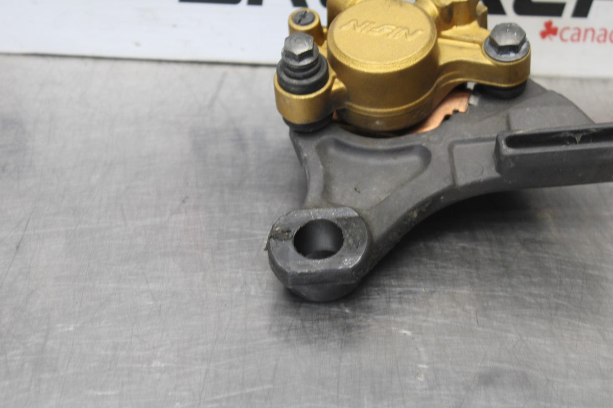 12 TRIUMPH STREET TRIPLE R REAR BACK BRAKE CALIPER W MOUNT BRACKET BB914
