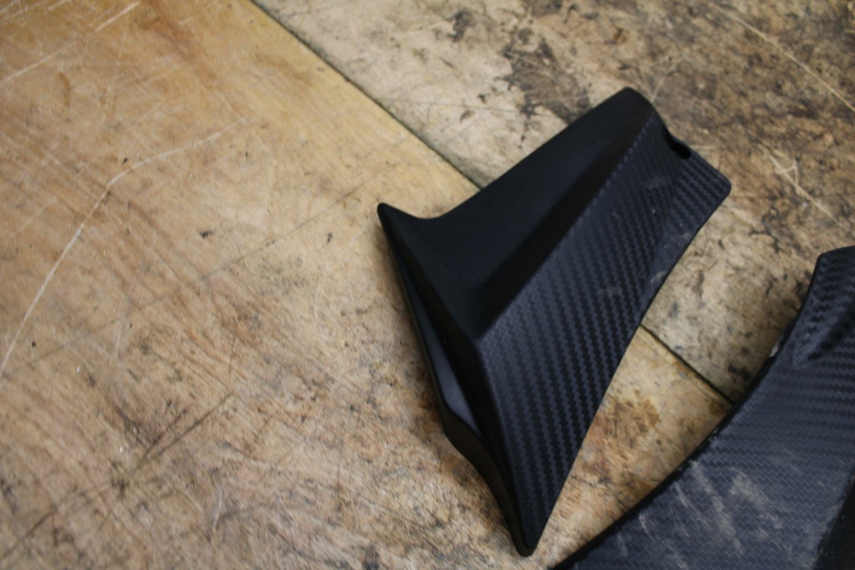 11-21 SUZUKI GSXR600 RIGHT LEFT FRAME MID SIDE COVERS COWLS PANELS TRIM BB346
