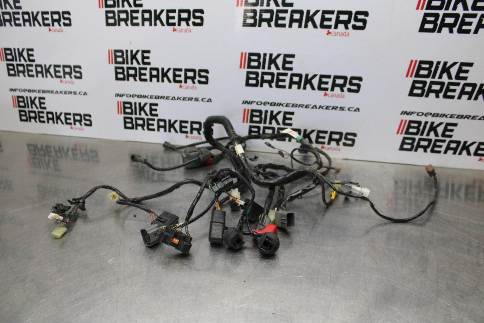 08-18 KAWASAKI KLR650 MAIN ENGINE WIRING HARNESS MOTOR WIRE LOOM BB183
