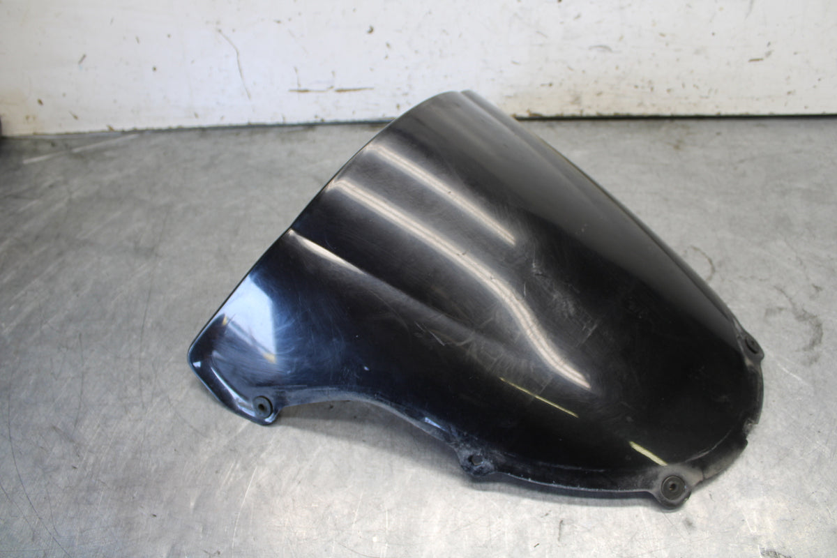 03-04 KAWASAKI NINJA ZX6RR AFTERMARKET BLACK FRONT WINDSHIELD WINDSCREEN BB684 