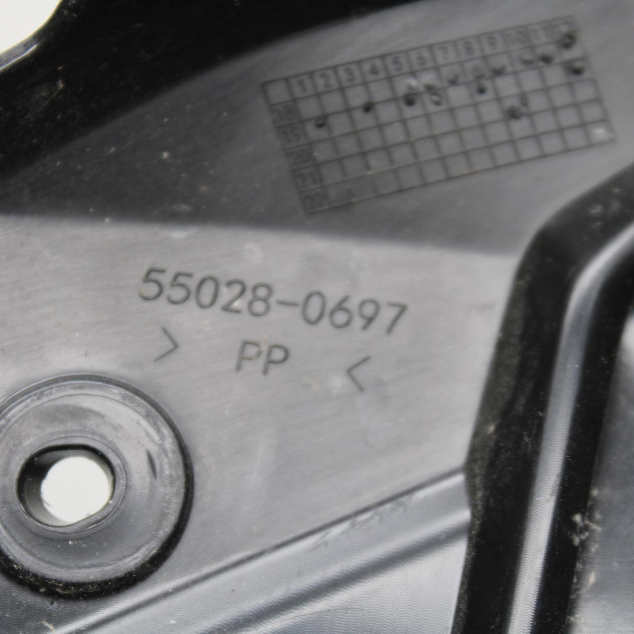 21 KAWASAKI NINJA ZX6R RIGHT LEFT INNER FAIRINGS COWLS PANELS TRIMS BB647