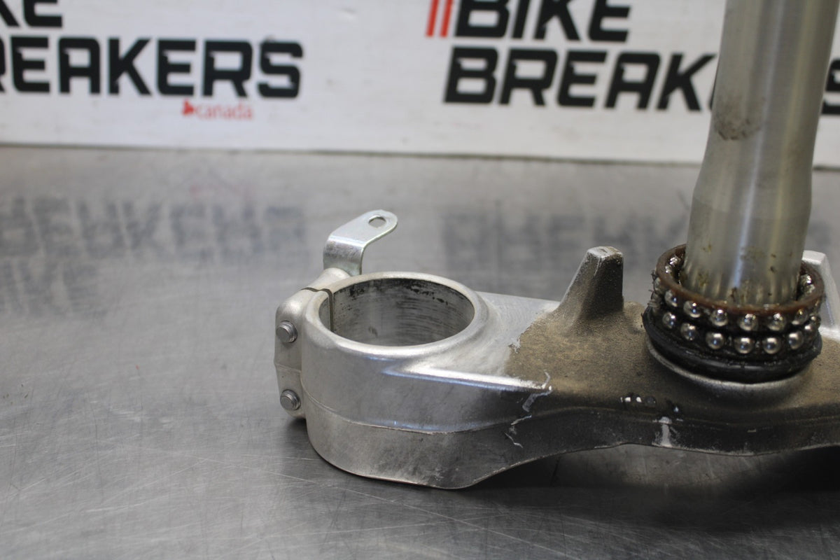 08-09 KAWASAKI NINJA ZX14R FRONT FORKS CLAMP LOWER TRIPLE TREE STEM BB932