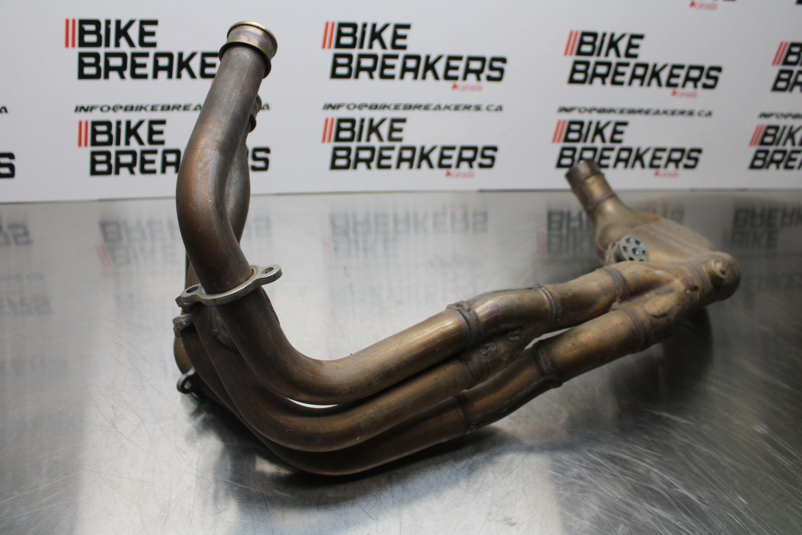 09 HONDA CBR600RR EXHAUST HEADER PIPES MANIFOLD BB760