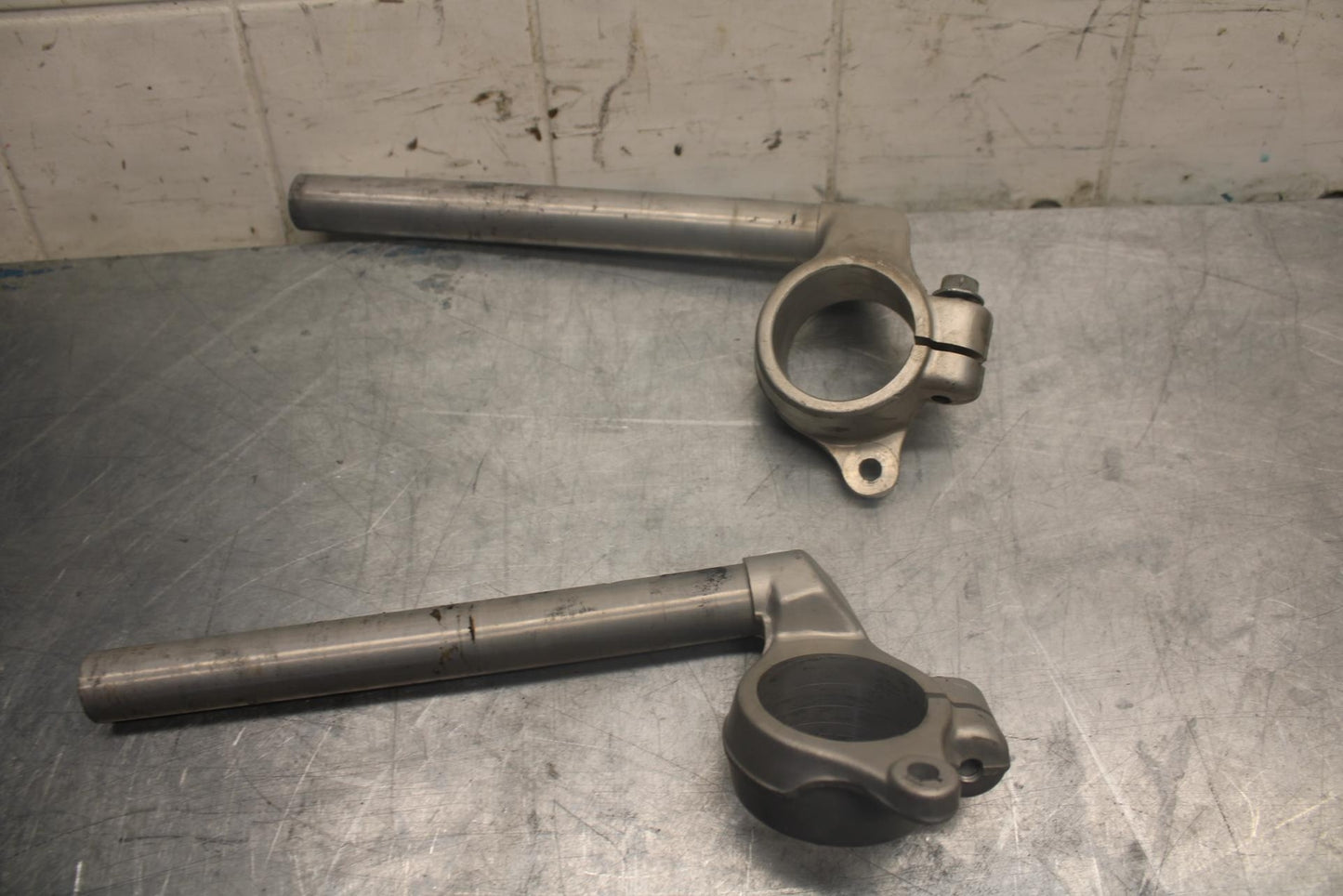 97-98 SUZUKI GSXR 600 SRAD LEFT RIGHT CLIP ON ONS HANDLEBARS PAIR SET BB455