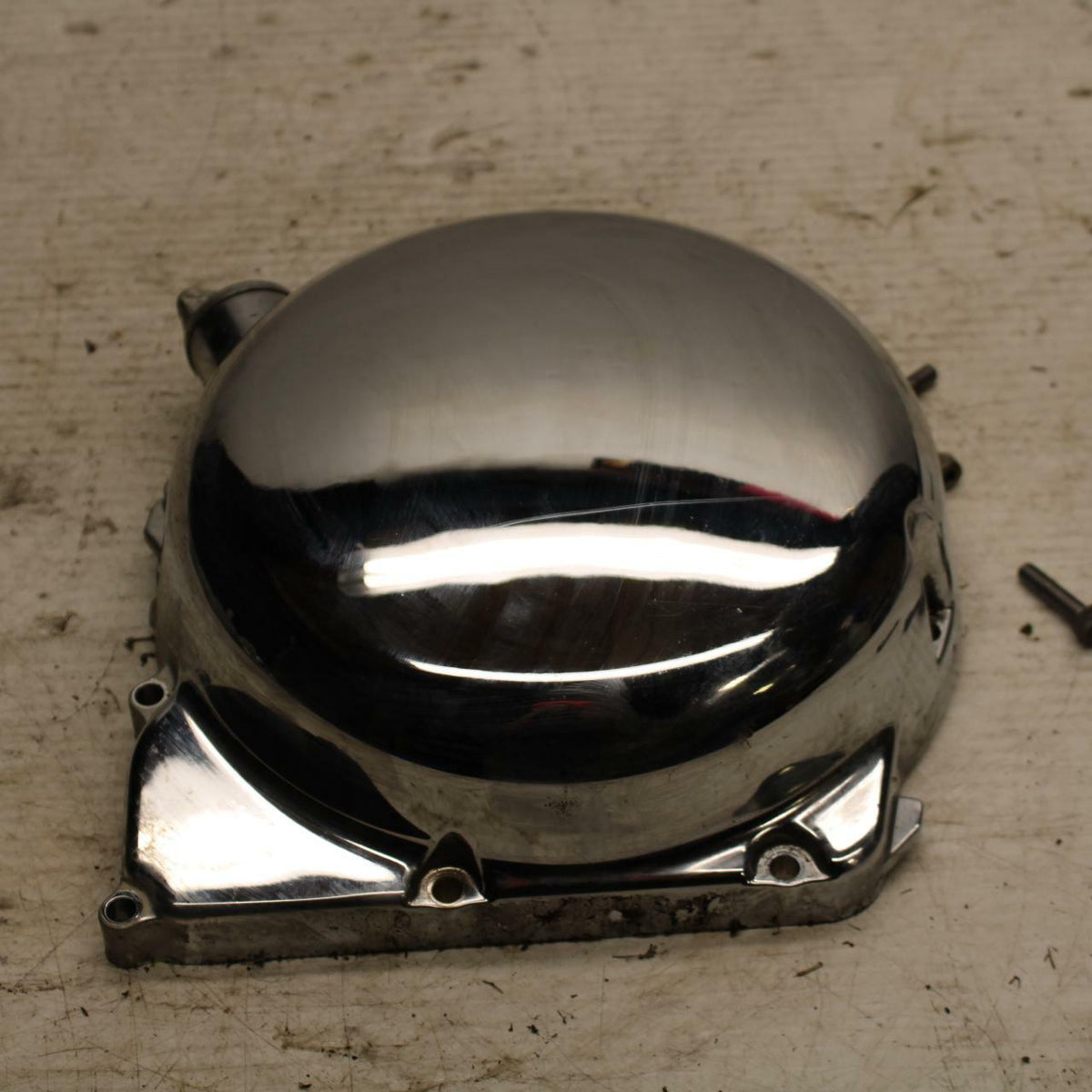 07-08 YAMAHA V STAR 1300 CLUTCH SIDE ENGINE MOTOR COVER BB303