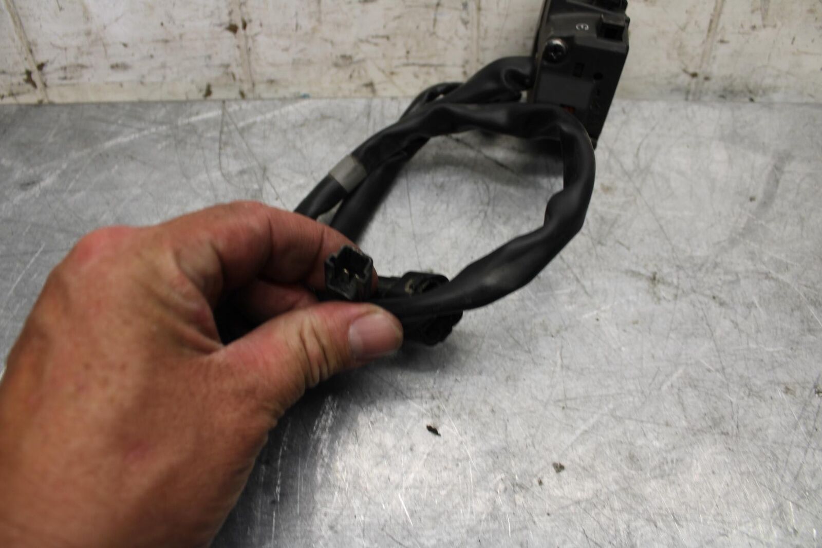 2008 Kawasaki Ninja ZX10R ZX1000E RIGHT CLIP ON HANDLE KILL OFF START SWITCH BB5