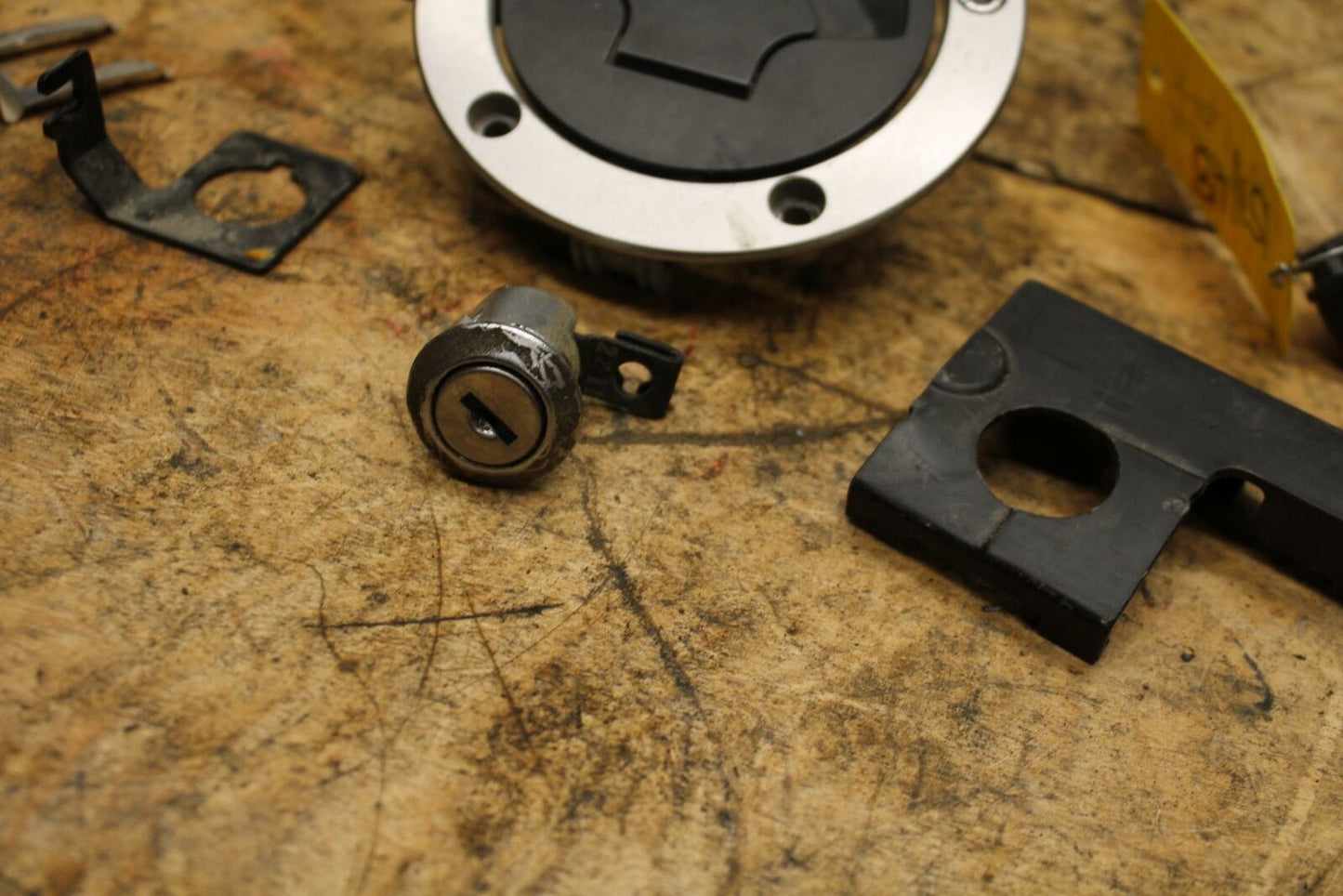 13-18 KAWASAKI NINJA ZX6R IGNITION LOCK KEY SET W/ GAS CAP AND SEAT LOCK BB342