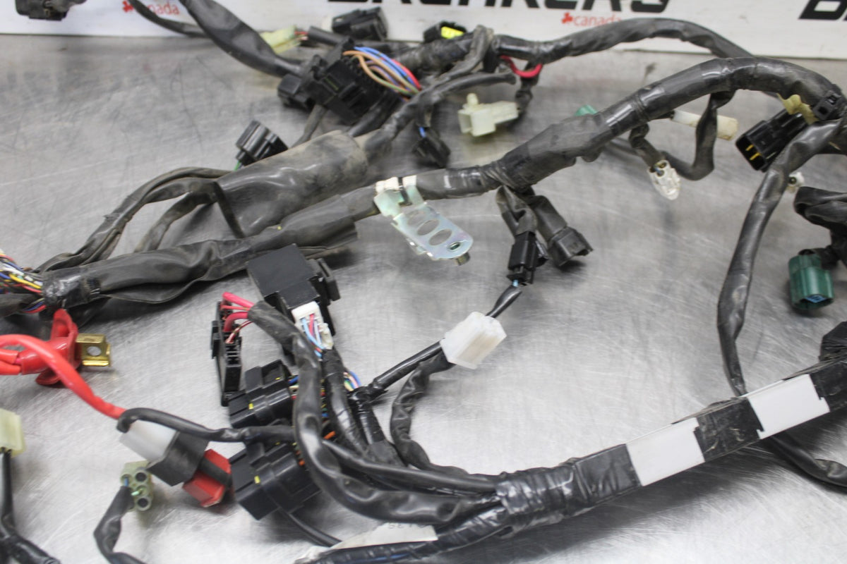 08-16 YAMAHA YZF R6 MAIN ENGINE WIRING HARNESS MOTOR WIRE LOOM BB929