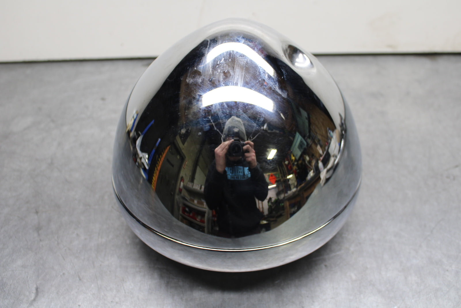 06-07 YAMAHA V STAR 1100 FRONT HEAD LIGHT HEADLIGHT LAMP BB124
