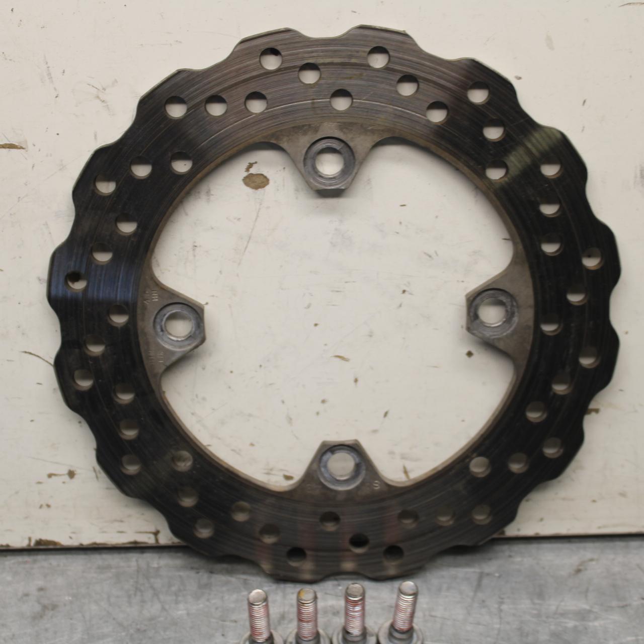 09-12 KAWASAKI NINJA ZX6R REAR ROTOR BACK BRAKE DISC 41080-0040 BB640