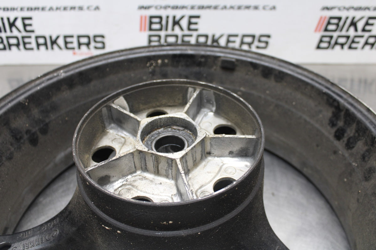 06-07 SUZUKI GSXR750 REAR WHEEL BACK RIM & ROTOR BB863