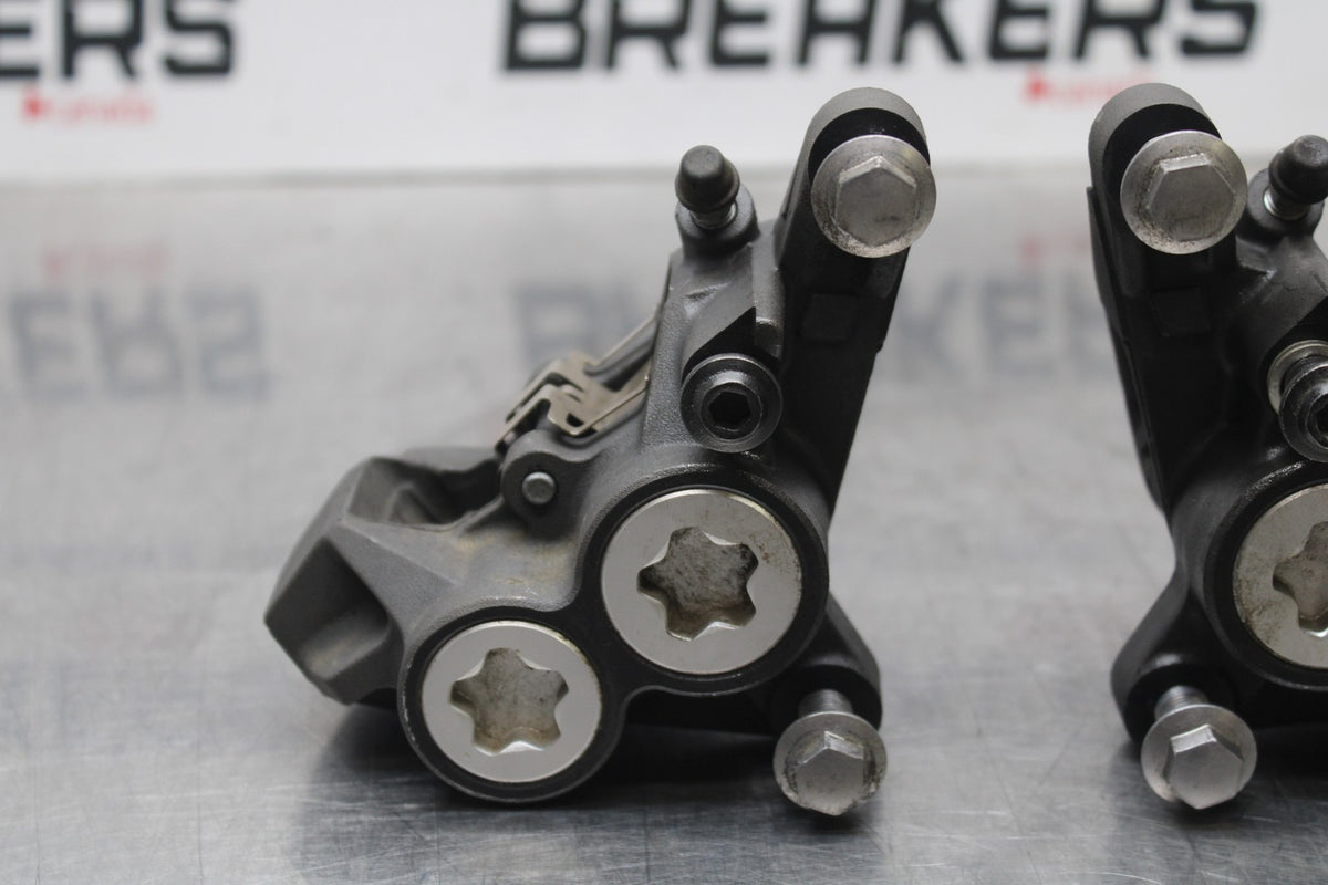 14-17 YAMAHA FZ07 RIGHT LEFT FRONT BRAKE CALIPER SET PAIR CALIPERS BB766