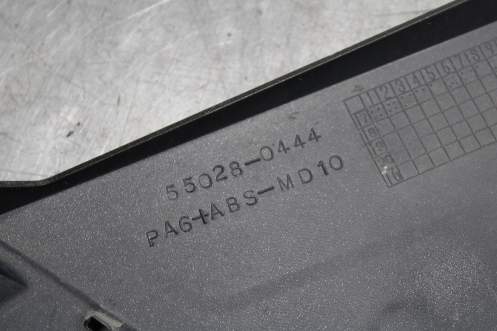 13-18 KAWASAKI NINJA ZX6R LEFT LOWER MID UPPER SIDE FAIRING COWL BB666