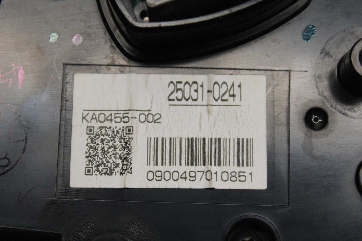 09-12 KAWASAKI NINJA ZX6R SPEEDO TACH GAUGES DISPLAY CLUSTER SPEEDOMETER BB640