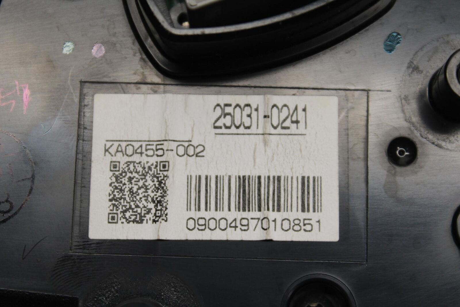 09-12 KAWASAKI NINJA ZX6R SPEEDO TACH GAUGES DISPLAY CLUSTER SPEEDOMETER BB640