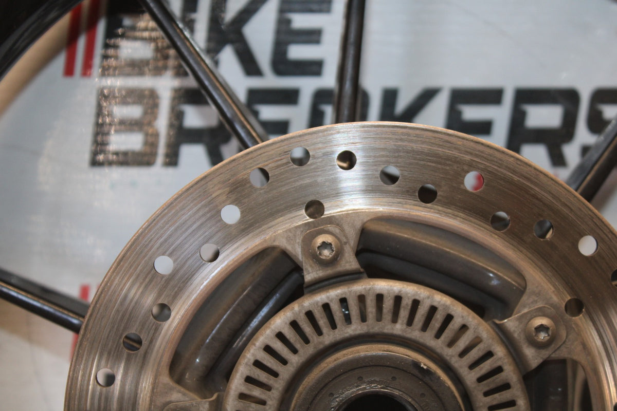 10-11 BMW S1000RR REAR WHEEL BACK RIM & ROTOR BB941