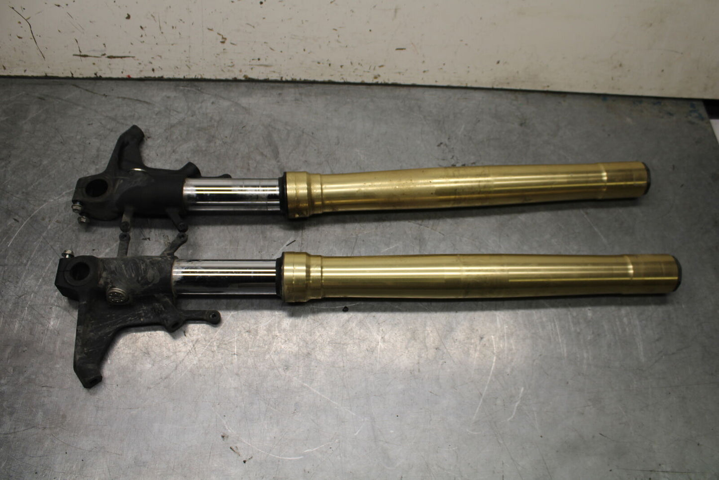 11-24 SUZUKI GSXR750 FRONT FORKS SHOCK SUSPENSION SET PAIR BB714