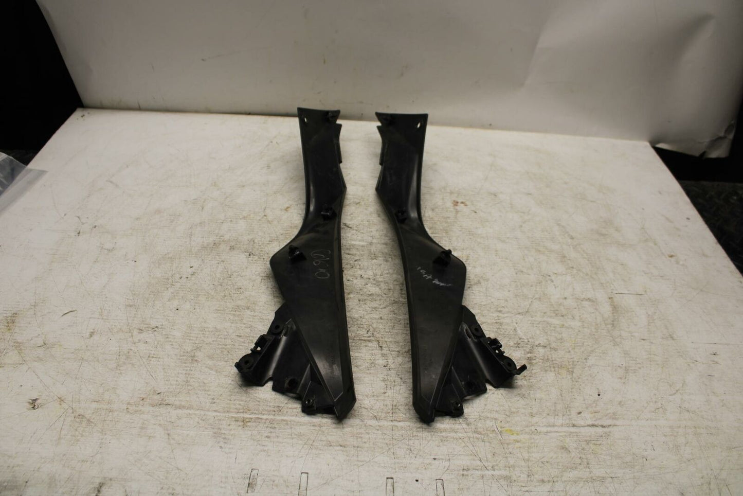 12-13 KAWASAKI EX300 NINJA RIGHT LEFT FRONT SIDE SEAT PANELS TRIMS COWLS BB373