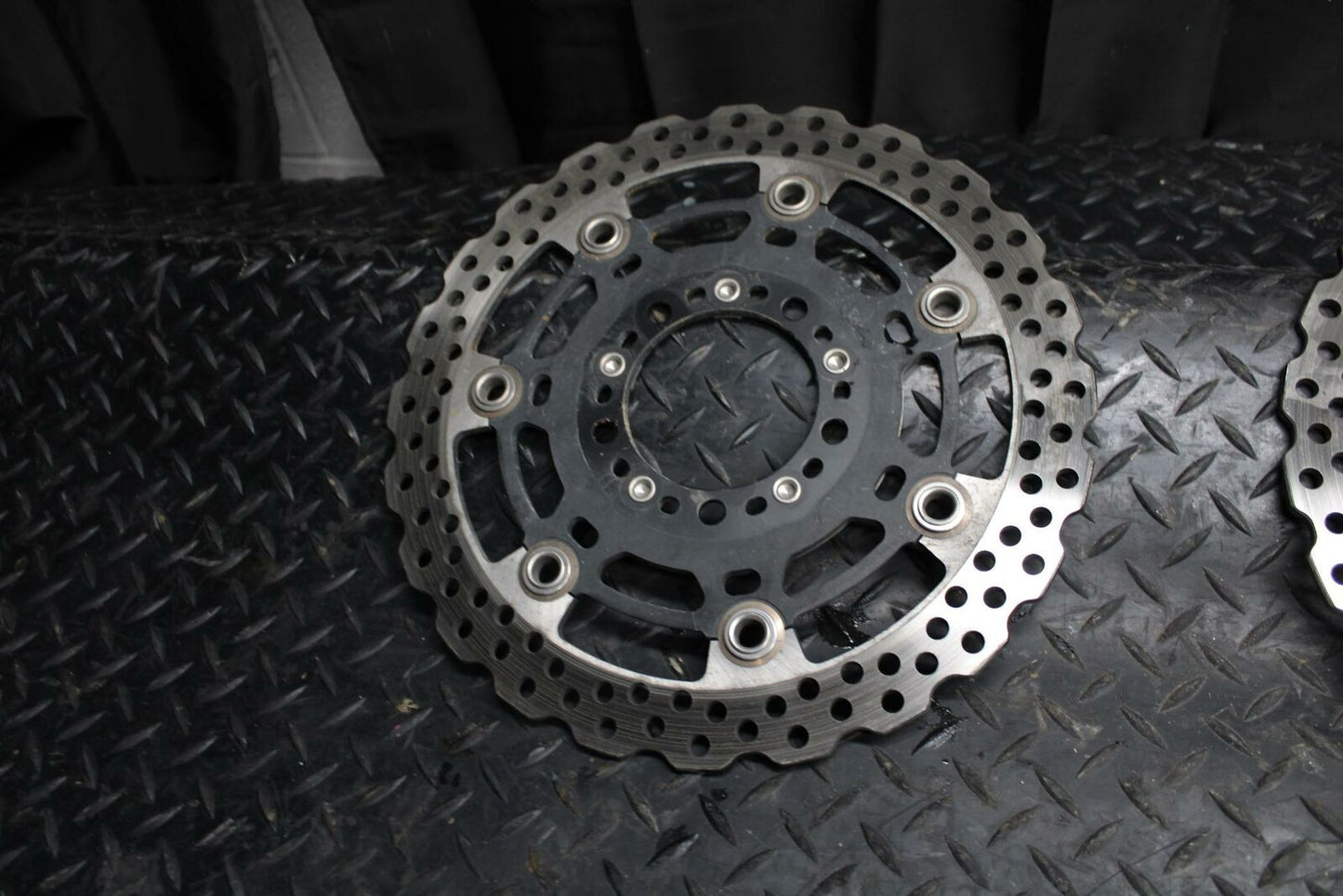 12-17 KAWASAKI NINJA 650  LEFT RIGHT BRAKE ROTORS DISCS 41080-0161-32L BB211