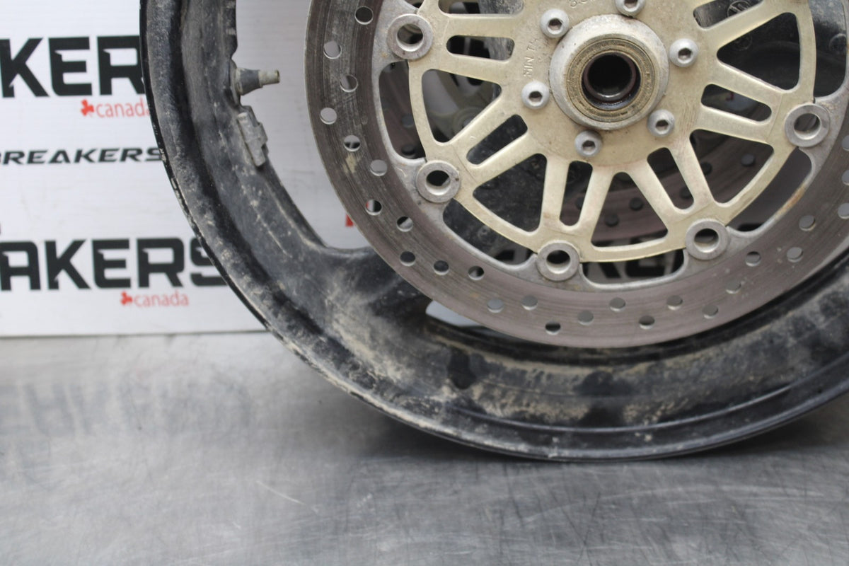 98-05 HONDA SUPER HAWK 1000 VTR1000F FRONT WHEEK FRONT RIM & ROTORS BB821