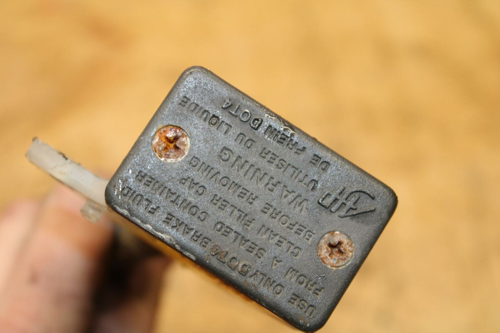 04-09 SUZUKI GS500F REAR BACK BRAKE MASTER CYLINDER W RESERVOIR BB335