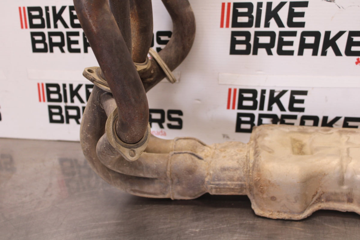 08 KAWASAKI ZX6R EXHAUST HEADER PIPES MANIFOLD BB896