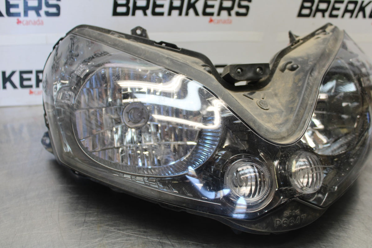 09 KAWASAKI CONCOURS 14 ZG1400B FRONT HEADLIGHT HEAD LIGHT LAMP BB875