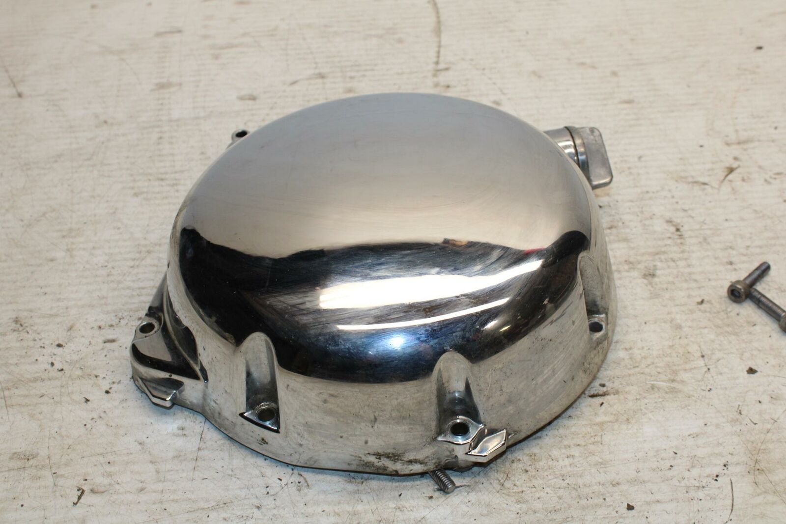 07-08 YAMAHA V STAR 1300 CLUTCH SIDE ENGINE MOTOR COVER BB303