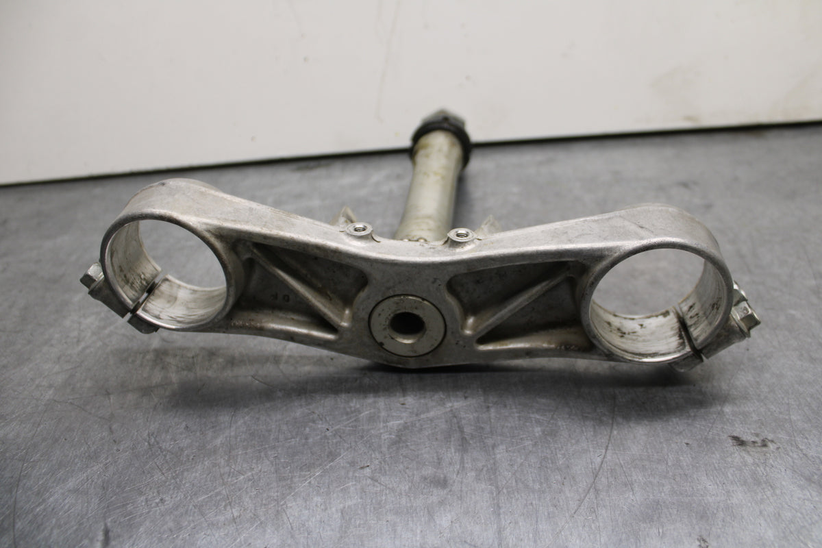 00-05 KAWASAKI NINJA ZX12R FRONT FORKS CLAMP LOWER TRIPLE TREE STEM BB121