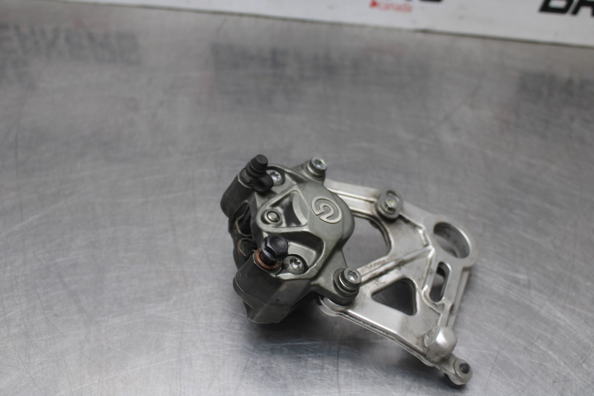 16 DUCATI 959 PANIGALE REAR BACK BRAKE CALIPER W MOUNT BRACKET BB912
