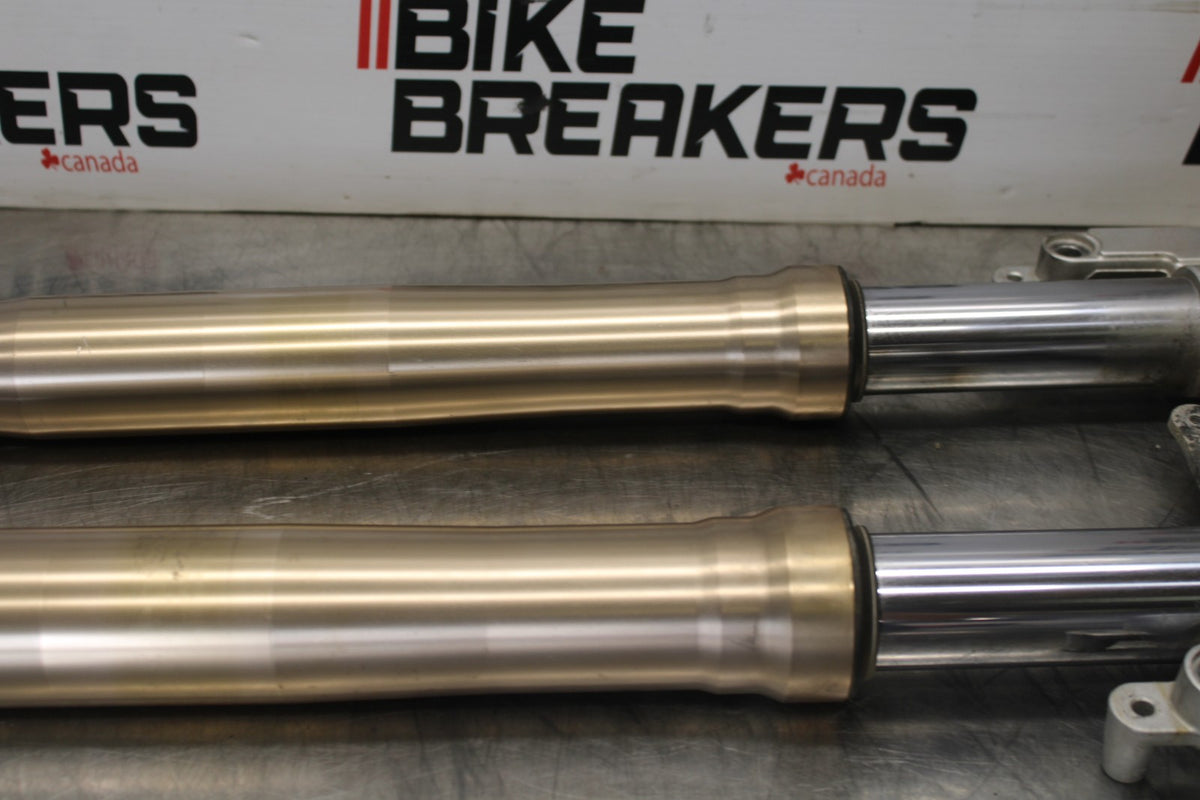 00-05 KAWASAKI NINJA ZX12R FRONT FORKS SHOCK SUSPENSION SET PAIR BB892