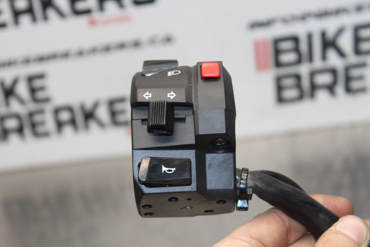 07 SUZUKI GSXR1000 LEFT CLIP ON HANDLE HORN SIGNALS SWITCH SWITCHES BB770