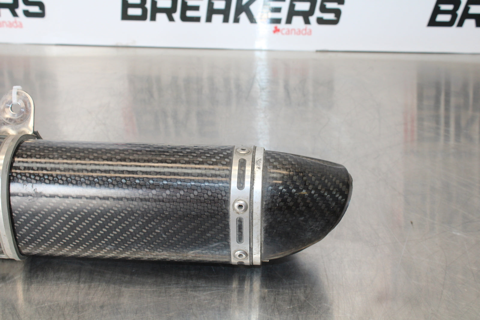 07-08 YAMAHA YZF R1 YOSHIMURA RIGHT EXHAUST MUFFLER SLIP ON CAN SILENCER BB160
