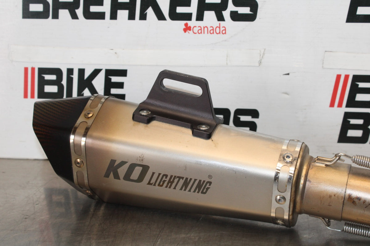 13-18 KAWASAKI NINJA ZX6R AFTERMARKET EXHAUST MUFFLER SLIP ON CAN SILENCER BB908