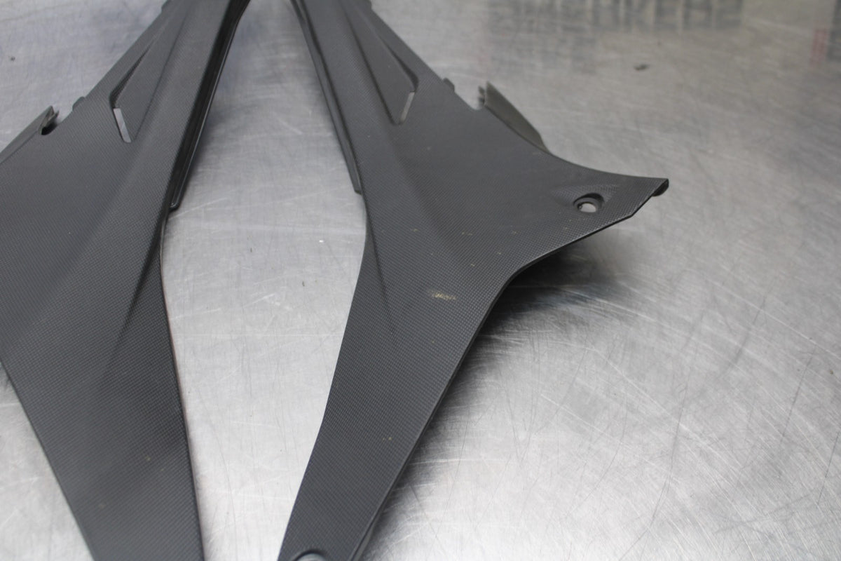 16 APRILIA TUONO V4 1100 RIGHT LEFT FRONT SEAT PANELS TRIMS COWLS FAIRINGS BB905