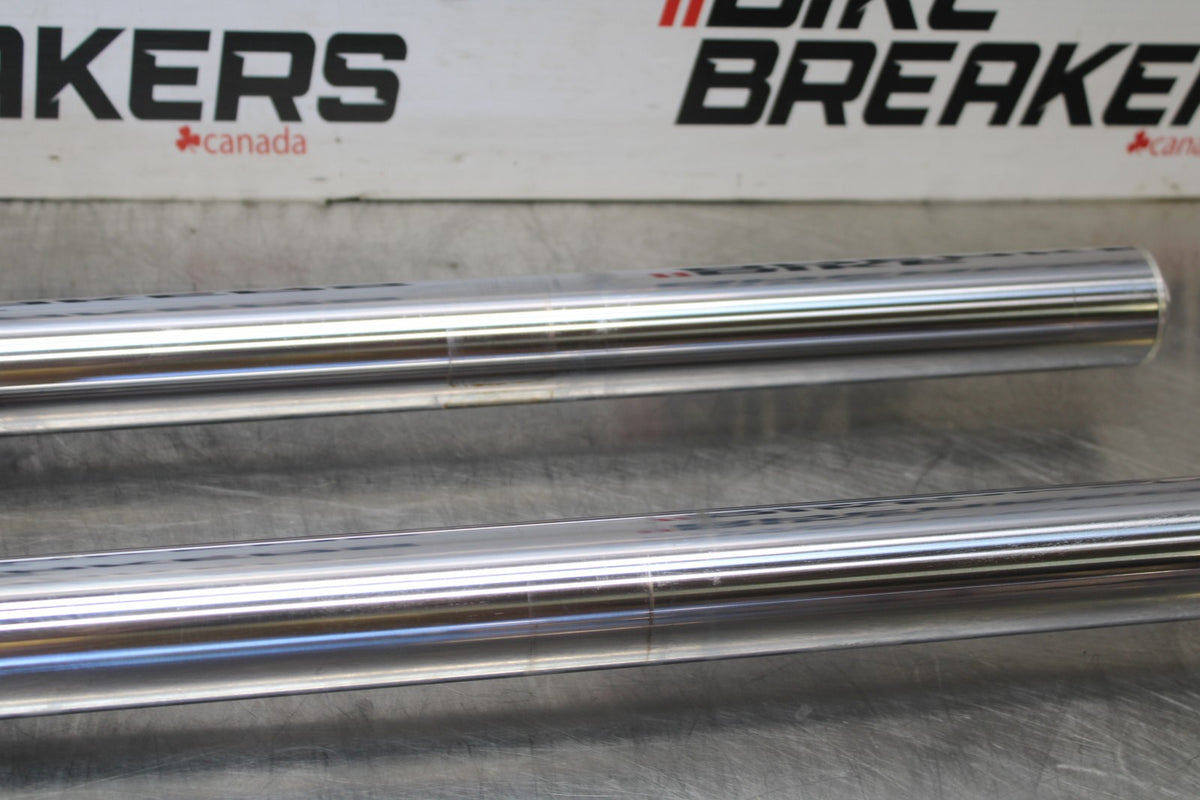 08 YAMAHA V STAR 1100 XVS1100AW CLASSIC FRONT FORKS SHOCK SUSPENSION SET BB916