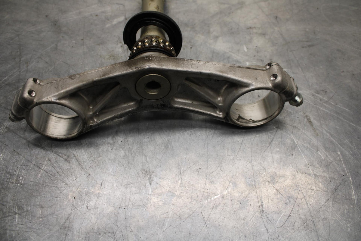 03 KAWASAKI ZX12R FRONT FORKS CLAMP LOWER TRIPLE TREE STEM BB472