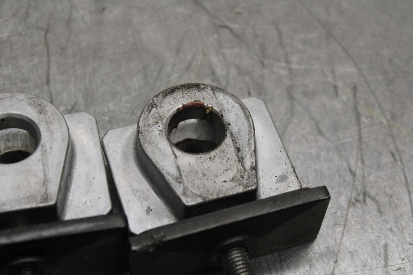 19-22 KAWASAKI Z400 SWINGARM CHAIN TENSIONER ADJUSTMENT BRACKETS  BB738