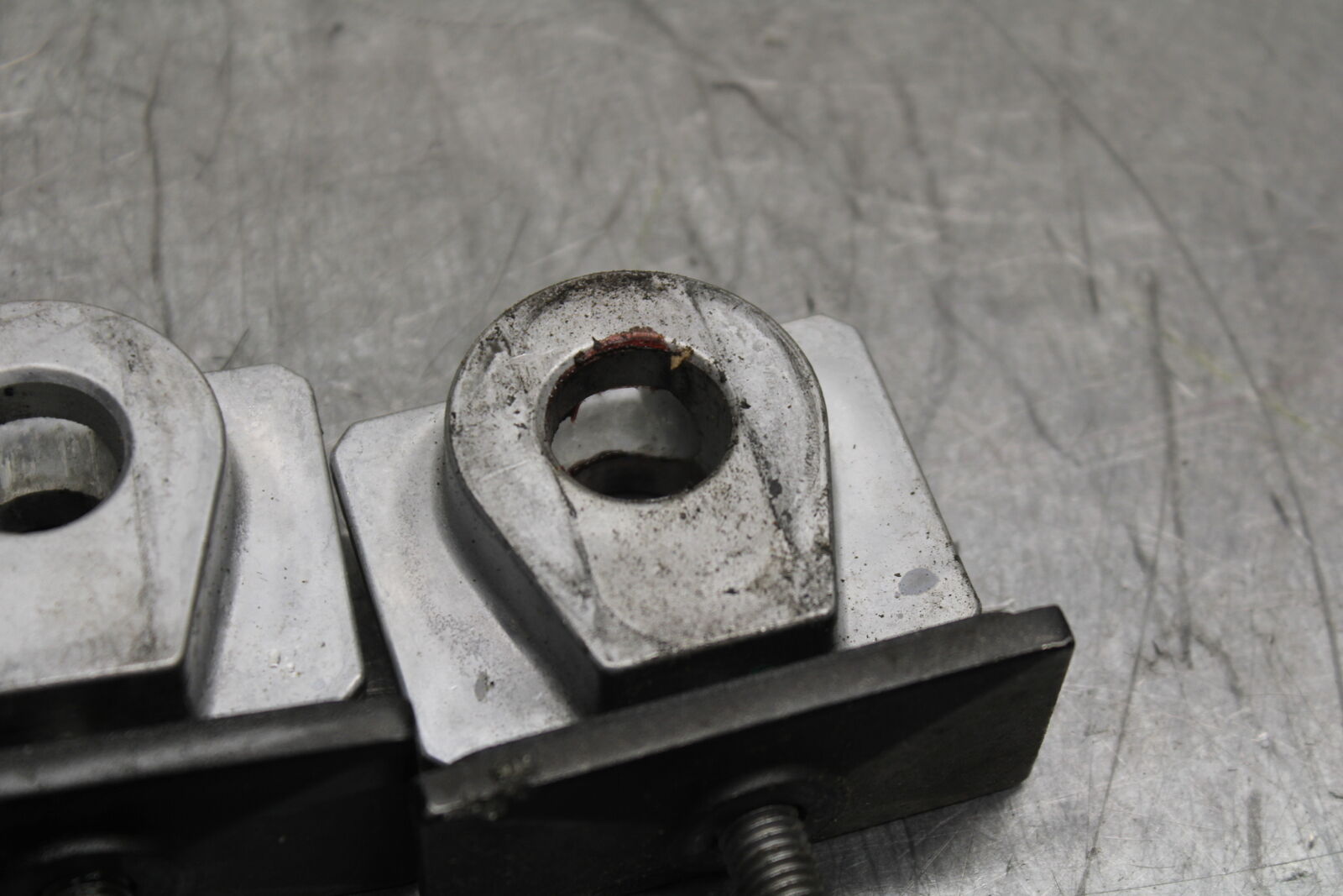 19-22 KAWASAKI Z400 SWINGARM CHAIN TENSIONER ADJUSTMENT BRACKETS  BB738