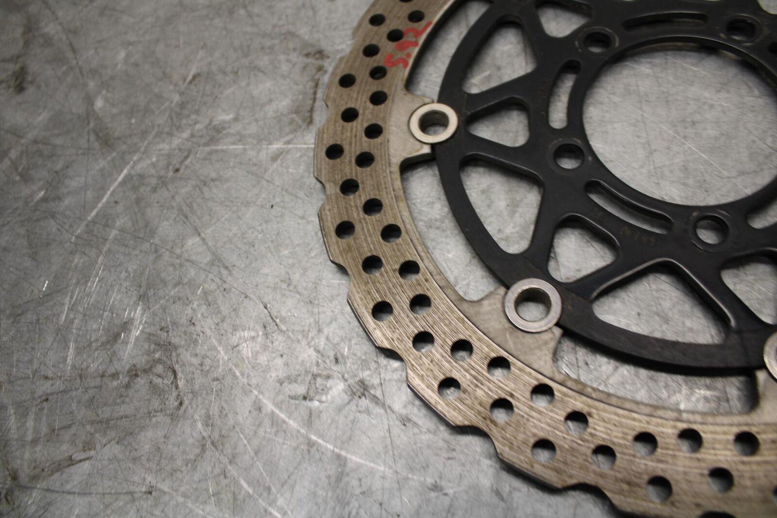 2009 Kawasaki Ninja ZX6R ZX600R FRONT BRAKE DISC ROTOR 41080-0077-5C BB44