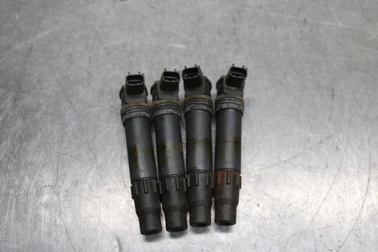 03-04 HONDA CBR600RR IGNITION COILS COIL SPARK PLUG CAPS BB127