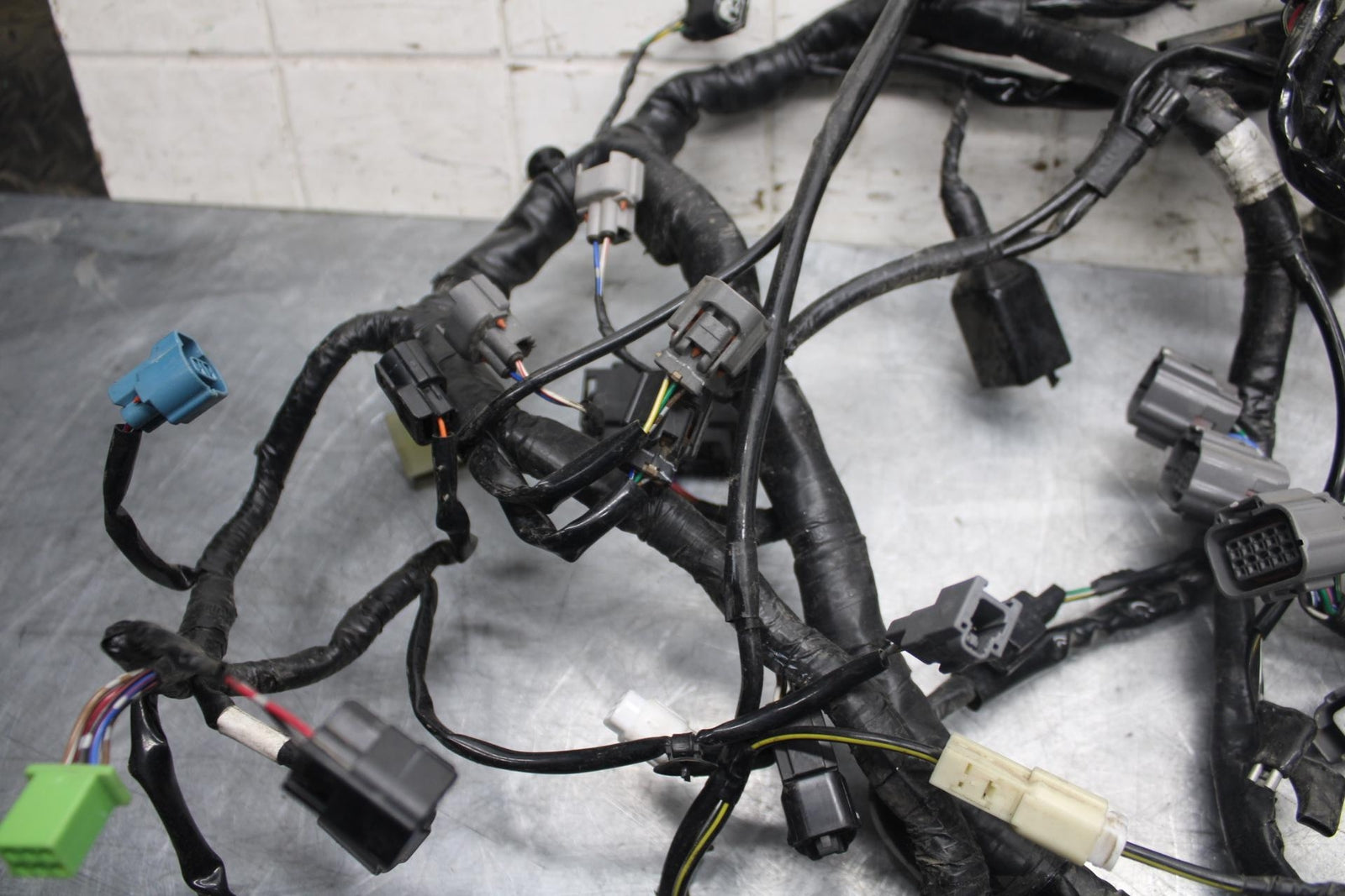 2014 Kawasaki Ninja EX300B ABS MAIN ENGINE WIRING HARNESS MOTOR WIRE LOOM BB518