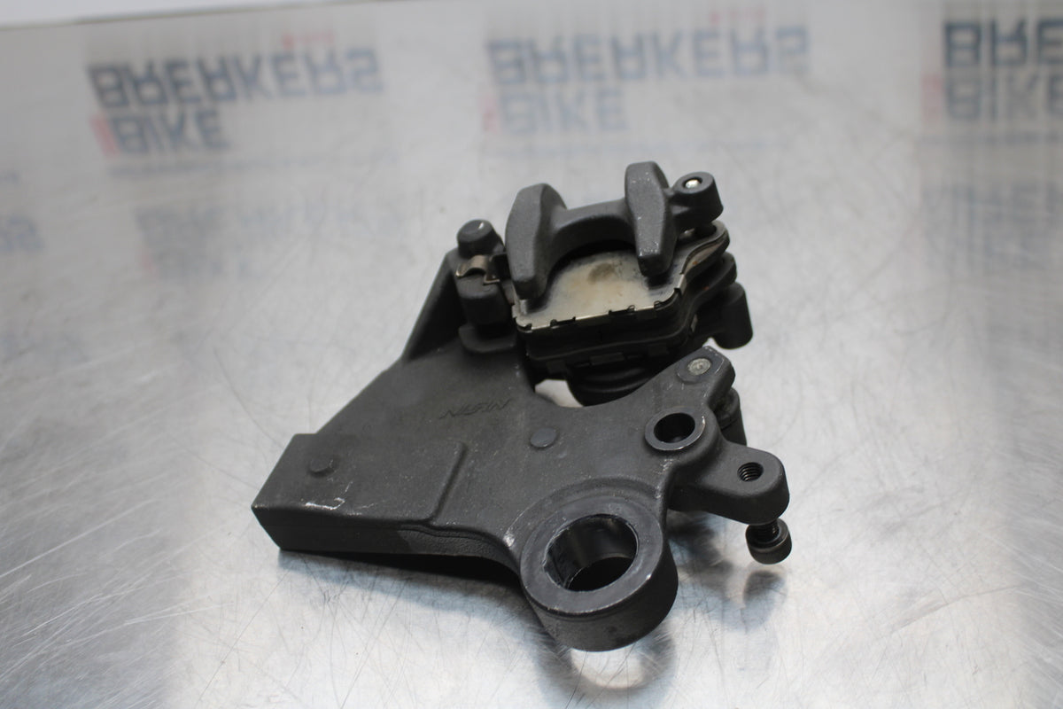 13-17 KAWASAKI NINJA ZX6R ZX636 ABS BACK BRAKE CALIPER W MOUNT BRACKET BB143