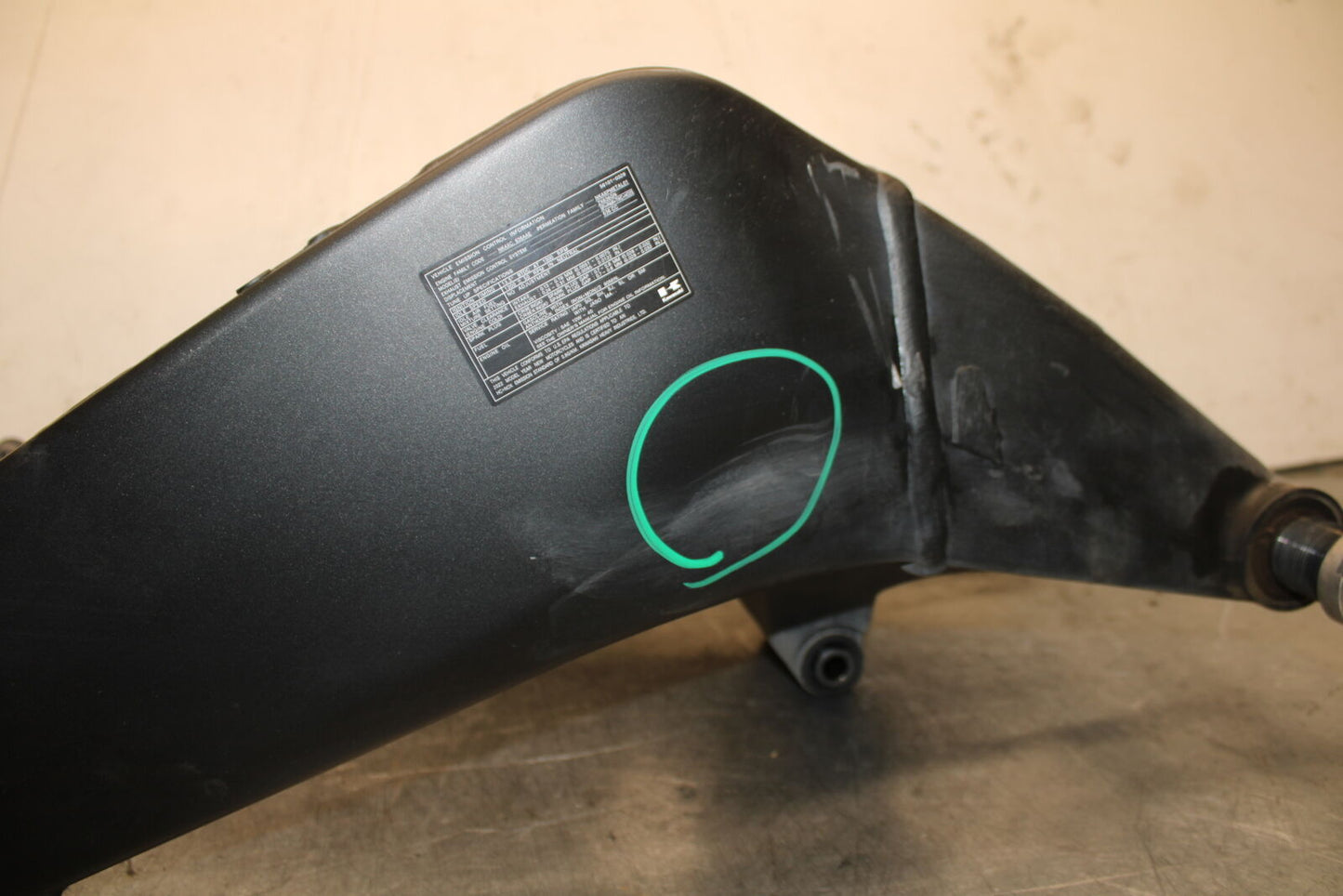 19-23 KAWASAKI NINJA ZX6R REAR SWINGARM BACK SUSPENSION SWING ARM BB701