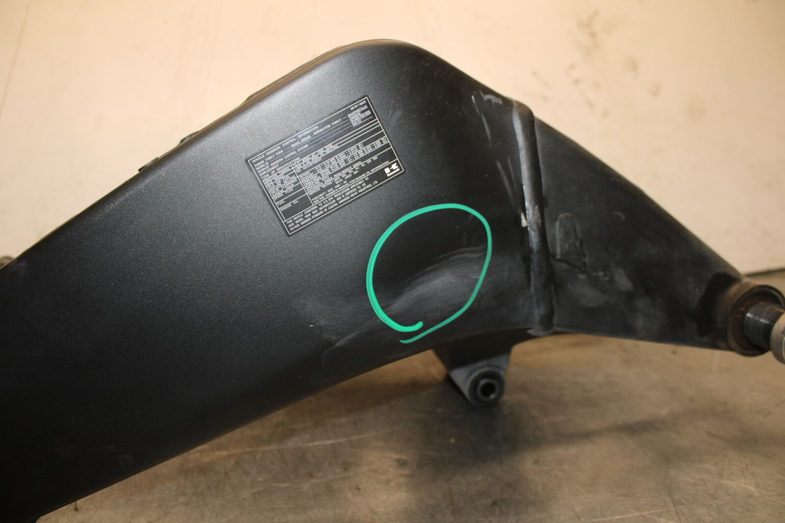 19-23 KAWASAKI NINJA ZX6R REAR SWINGARM BACK SUSPENSION SWING ARM BB701