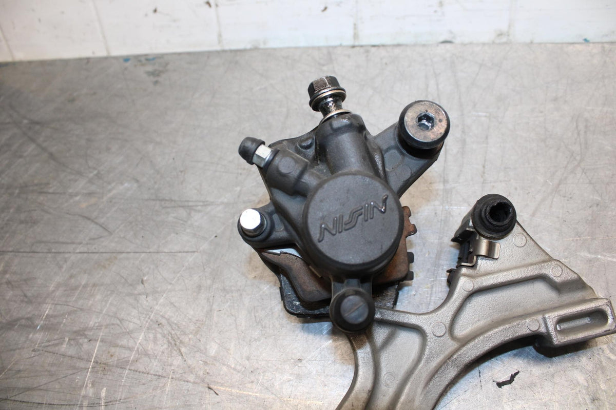 09-12 HONDA CBR600RR REAR  BRAKE CALIPER W MOUNT BRACKET 43150-MFJ-A51 BB450