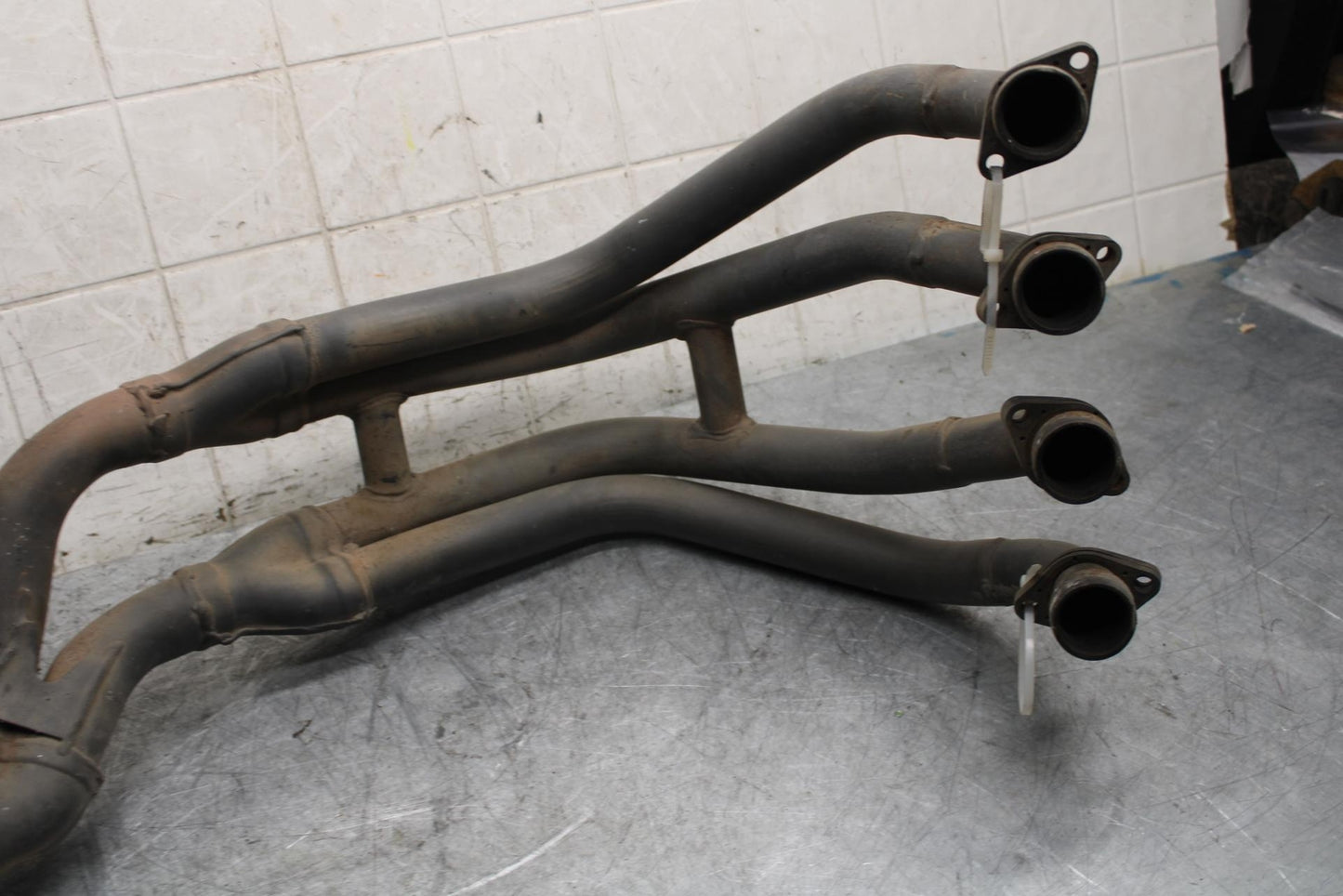 1997 Suzuki GSXR750 EXHAUST HEADER PIPES MANIFOLD BB187