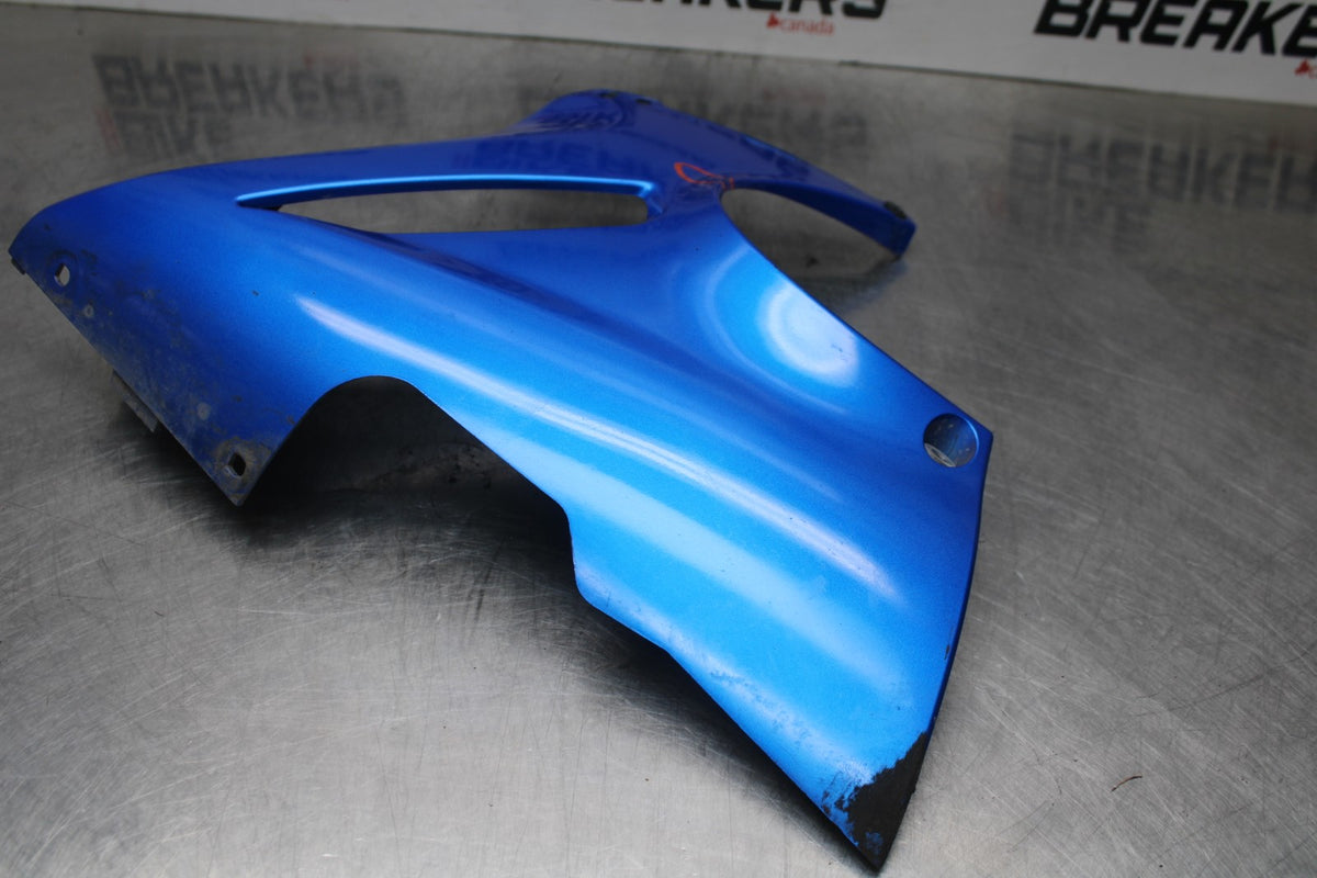06 KAWASAKI NINJA 650 EX650 LEFT LOWER BOTTOM BELLY SIDE FAIRING COWL BB823